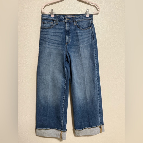 Joes cuffed high waist ankle wide leg jeans NWT - Picture 3 of 7